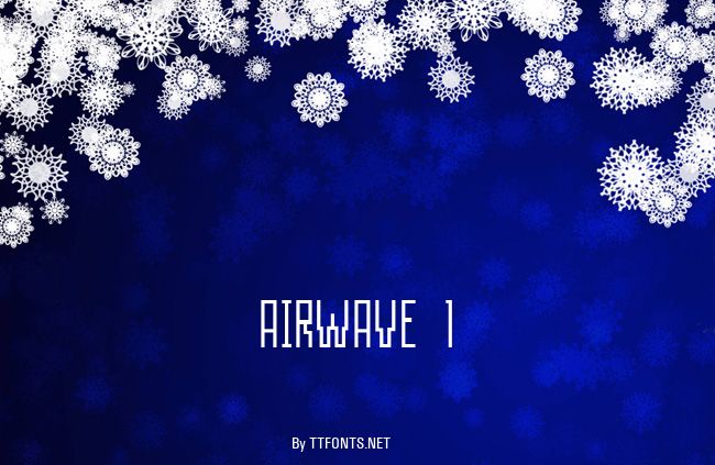 AIRWAVE 1 example